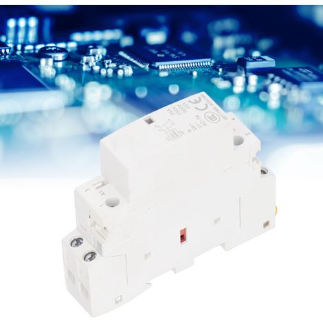 Contacteur domestique modulaire KCT-25A 2P/25A, petit contacteur CA pour 250 V (1/5)