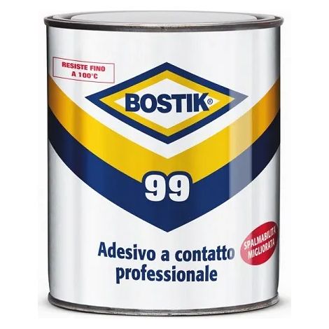 Colle de contact professionnelle 99 Bostik à pouvoir d&039étalement élevé Bidon de 850 ml - .325 - 1,3 - 72