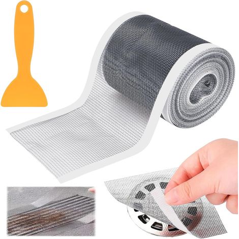 1 Rouleau Filtre cheveux, PVC résistant, 100mm x 10m, découpe ajustable, pour salle de bains, cuisine