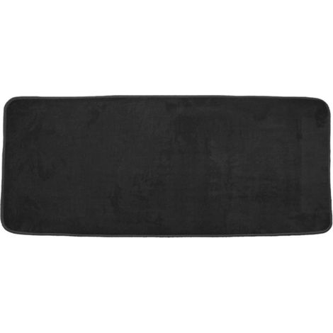 Tapis de Bain Microfibre "Vitamine" 50x120cm Noir (1/2)