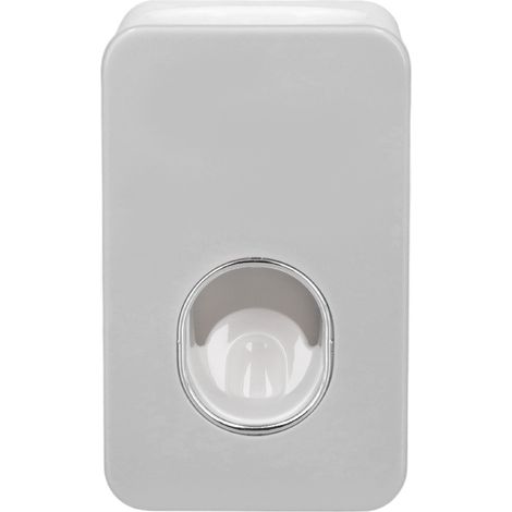 Distributeur de dentifrice automatique mural, installation facile, presse-tube dentifrice pour salle de bain et maison, gris (1/5)