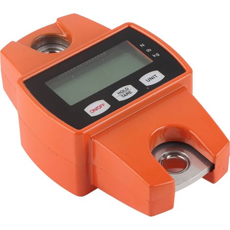 Tragbare digitale elektronische Mini-Hängewaage mit LCD-Display, 300 kg, inklusive Haken (1/5)