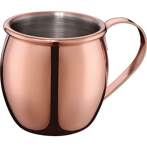 Bicchierino da shot Moscow Mule, 60 ml, acciaio inox/rame (1/2)