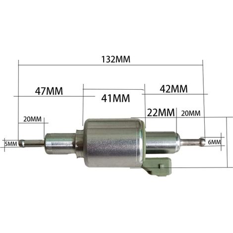 Pompe à carburant diesel 12V, pompe électrique auxiliaire de chauffage, pompe à gasoil en ligne, alimentation carburant, remplacement direct. (1/5)