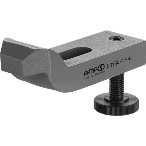 Brazo de sujeción N ° 6316V para ranura en T 16 + 18mm L.160mm AMF