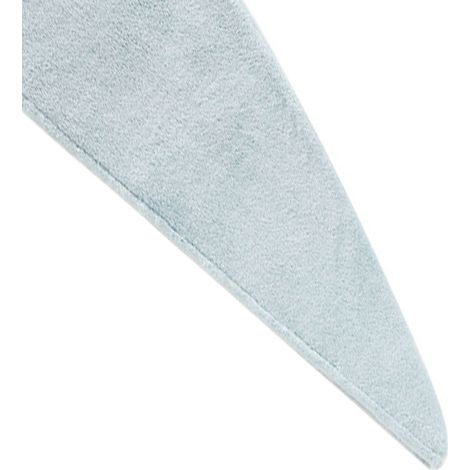 Mikrofaser-Turban für Damen mit langem Haar, dick, saugfähig, schnelltrocknend, hellblaues Papageienmuster, Haar- und Badetuch. (1/5)