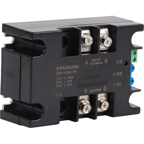 Accessoires électriques pour démarreur progressif, base en aluminium, accessoires pour moteurs monophasés/biphasés (1/5)