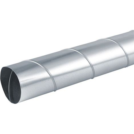 STIEBEL ELTRON Wickelfalzrohr DN 100, Stahlblech verzinkt, 2 m lang