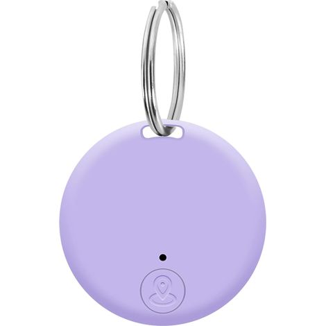 Intelligenter Bluetooth-Schlüsselfinder, GPS-Tracker, 15 m Reichweite, geeignet für Kinder, Haustiere, Katzen, Motorräder, Gepäck, Smartphones (lila)