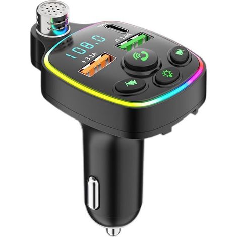 Q11 Car MP3/FM Radio Transmitter, Bluetooth Car Charger, TF Card/USB Flash Drive Player (1/3)