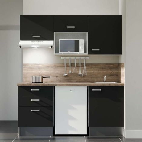 Kitchenette K20L-PT - 180 cm avec plan de travail et évier (1/4)