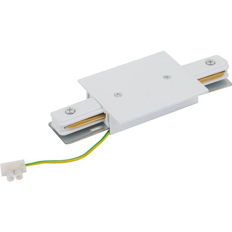 Connecteur d'alim. linéaire encastré blanc Nowodvorski (1/2)