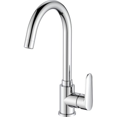 Miscelatore Lavello Bocca Alta Serie Remi Cromato (1/2)
