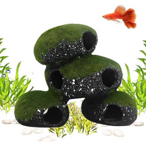 Grotte pour Aquarium De Poissons - Tunnel en Roche avec (1/5)