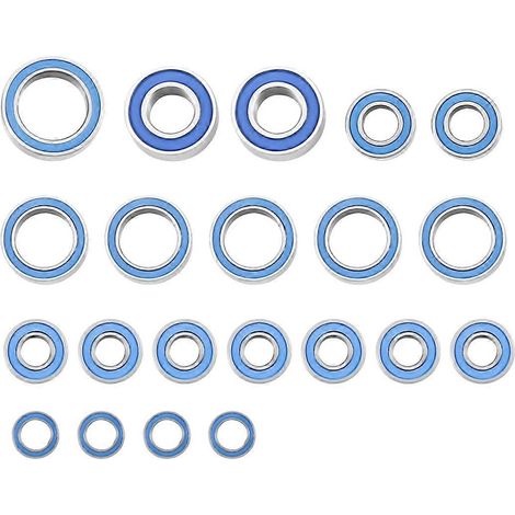 Kit de 21 roulements étanches pour Traxxas Slash 4X4 VXL Rustler Stampede HQ727 Remo 1/10 RC Car Upgrade P (1/5)