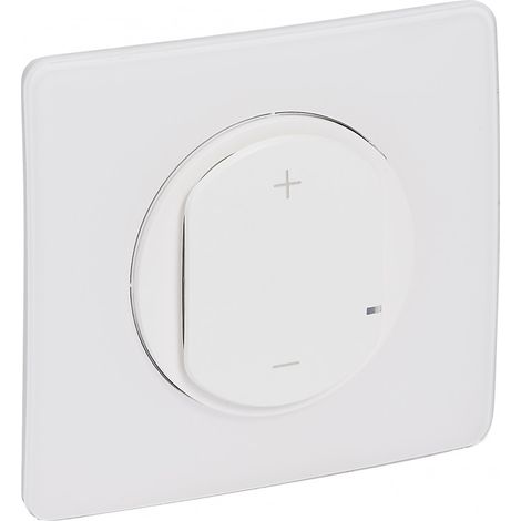 Legrand – Variateur de lumière complet sans neutre 2 fils 125W – Compatible ampoules dimmables LED et halogènes – Installation rapide – Céliane CB9060 (1/3)