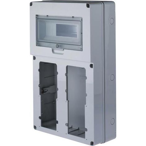 Quadro vuoto, 320x510x135mm, 16 moduli, 2 prese interbloccate, compatibile con prese serie 16 - Rosi 18.3016