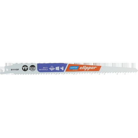 Lames de scie Norton S1111DF 228 mm (2 pièces) pour bois et métal (1/2)