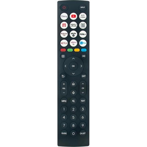 Ersatzfernbedienung ERF2N36 für Hisense Smart 4K TV 65A63H 55A63H 75A63H A63H