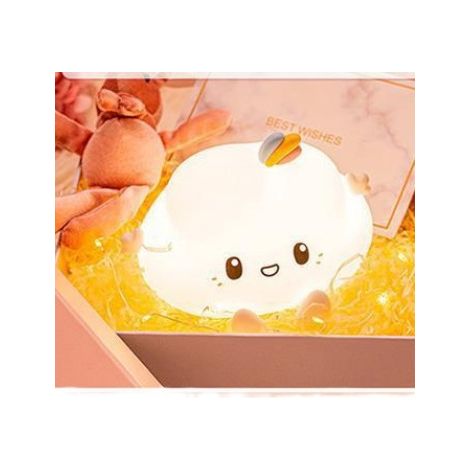 APEX Veilleuse bébé nuage, veilleuse à intensité variable, rechargeable, pour chambre à coucher [Classe énergétique F]
