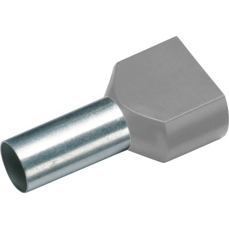 Cimco 187706 Capocorda doppio 1 mm² Parzialmente isolato Rosso 100 pz.