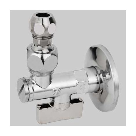 RUBINETTO FILTRO SOTTOLAVABO 875 A SFERA CON SNODO  1/2x10 c/rosetta     BUGATTI