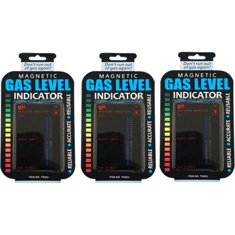 Outil de Bouteille de Gaz MagnéTique Indicateur de Niveau de RéServoir de Gaz Propane Butane GPL Jauge de Carburant Mesure de la TempéRature de la Bouteille de Caravane (1/5)
