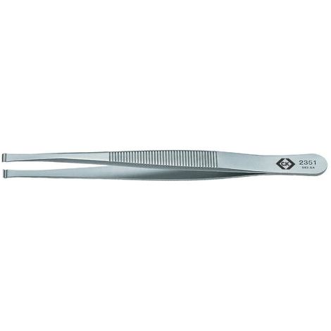 C.K T2351 Pince brucelle de montage 582 SA arrondie 115 mm (1/2)
