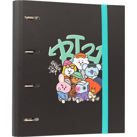 BT21 - A4-Ordner aus der Street Mood Kollektion (4 Ringe, Gummiband) (1/5)