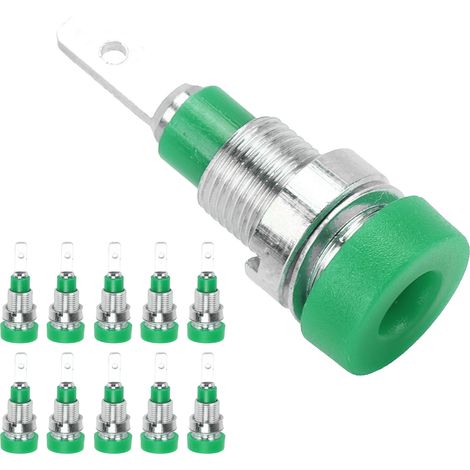 10 Pièces Connecteurs Banane Laiton 2mm pour Câblage Électronique et Équipements Industriels (1/5)