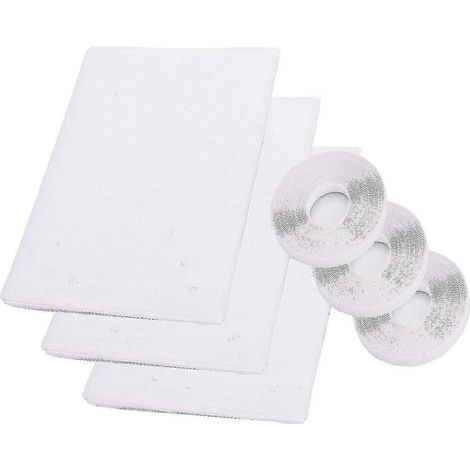 Moustiquaire invisible autocollante 1,3 m x 1,5 m, lot de 3 (1/5)
