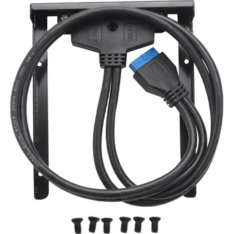 USB 3.0 pannello anteriore hub 2 porta expansion bay 20 pin verso USB3.0 cavo supporto per computer PC