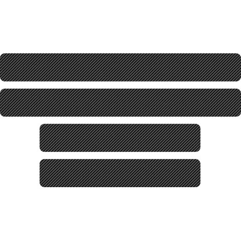 (Sans logo) Protection de seuil de porte en fibre de carbone autocollante pour Audi S8 TT A4L A6L RS6 C6 S3 S4 S5 S6 S8 A7 A8 A1 A3 A4 A5 Q3 Q5 Q7 (1/3)