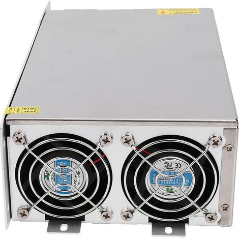 Adaptateur secteur en alliage d'aluminium pour bande LED 48 V CC, imprimante 3D, S-1500-48 (48 V/31,3 A/1500 W), AC 170-250 V (1/5)