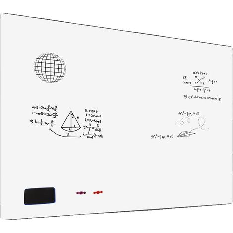 Magnetischer Whiteboard-Aufkleber, selbstklebend, aufrollbar, weiß (1/2)