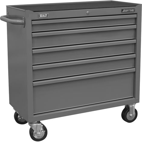 Sealey AP1101G American PRO Rollcab 5 Drawer - Grey (1/3)