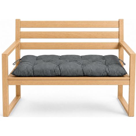 Coussin de banc, chaise d'extérieur et intérieur - 120 x 50 x 10 cm - Imperméable - Avec liens de serrage - Coussin pour balancelle de jardin - Coussin pour banc de jardin (1/5)