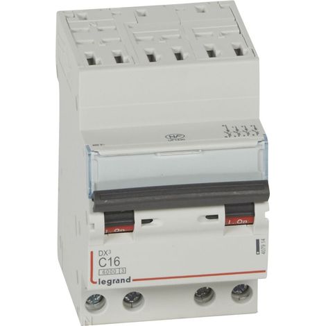 DX³ Disjoncteur 4P courbe C 16A 6kA/10kA Auto - LEG407914