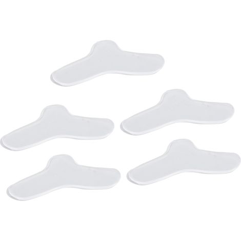 Lot de 5 coussinets nasaux en gel de silicone, accessoires de rechange pour appareil respiratoire et masque de protection. (1/5)