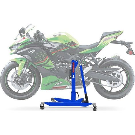 Bequille d'atelier CS Power pour Kawasaki Ninja ZX-4RR 24-25 bleu
