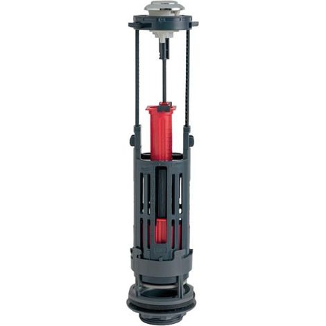 Wirquin Pro – Mécanisme de chasse d'eau double poussoir 3/6 L – Système breveté auto-réglable – Installation sans découpe – Économie d'eau (1/9)
