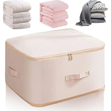 Housse Sous Vide pour Couette, Sac de Compression Ultime, Sac Sous Vide Voyage Organisateur d'Auto-Compression Ultra Peu Encombrant, L (1/5)
