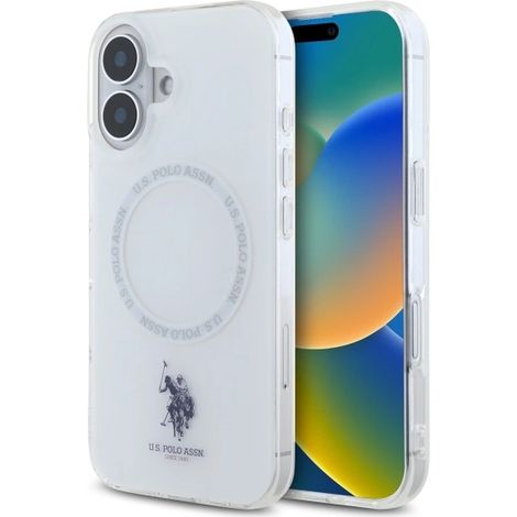 US Polo USHMP16SHOCLDPW iPhone 166.1 blanco IML Ring MagSafe (1/5)