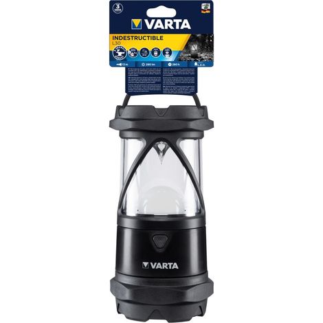 Varta 18761101111 Indestructible L30 Pro LED (monocolore) Lanterna da campeggio 450 lm a batteria 623 g Nero