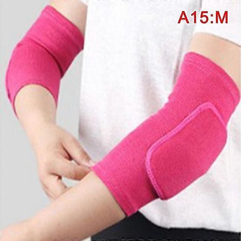 Protège-coudes et genoux élastiques renforcés 2 pièces, coques en mousse pour basketball et sports de protection (1/5)