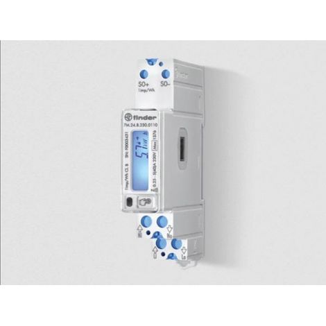 MID CERTIFIED SINGLE-PHASE BI-DIRECTIONAL ENERGY METER 5(40) A WITH S0 PULSE OUTPUT VELLEMAN FIN7M.24.8.230.0110
