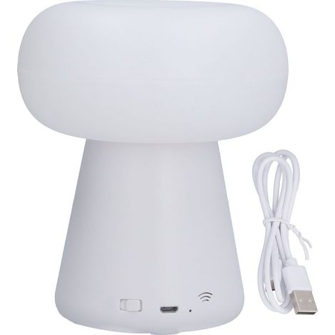 Lampe d'ambiance innovante en forme de champignon avec capteur et alimentation USB pour la maison (1/5)