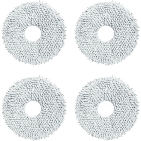 Pièces de rechange pour aspirateur (4 chiffons de nettoyage) compatibles avec Dreame Bot L10s Ultra Robot Aspirateur Accessoires (1/3)