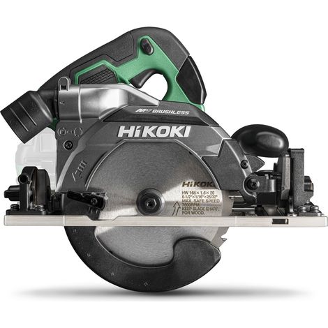 Scie circulaire Ø165 cap.66 MVolt 36V Brushless semelle adaptrail solo HitCase HIKOKI C3606DUMW2Z