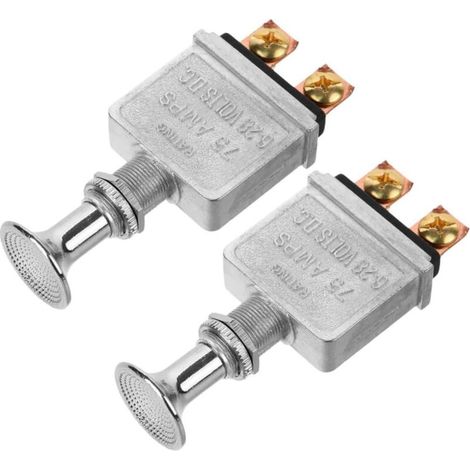Interruptor de cadena de tracción de alta resistencia de 2 piezas, 2 posiciones, CC, para vehículos agrícolas y automotrices, resistente al agua para faros y sistemas de control.